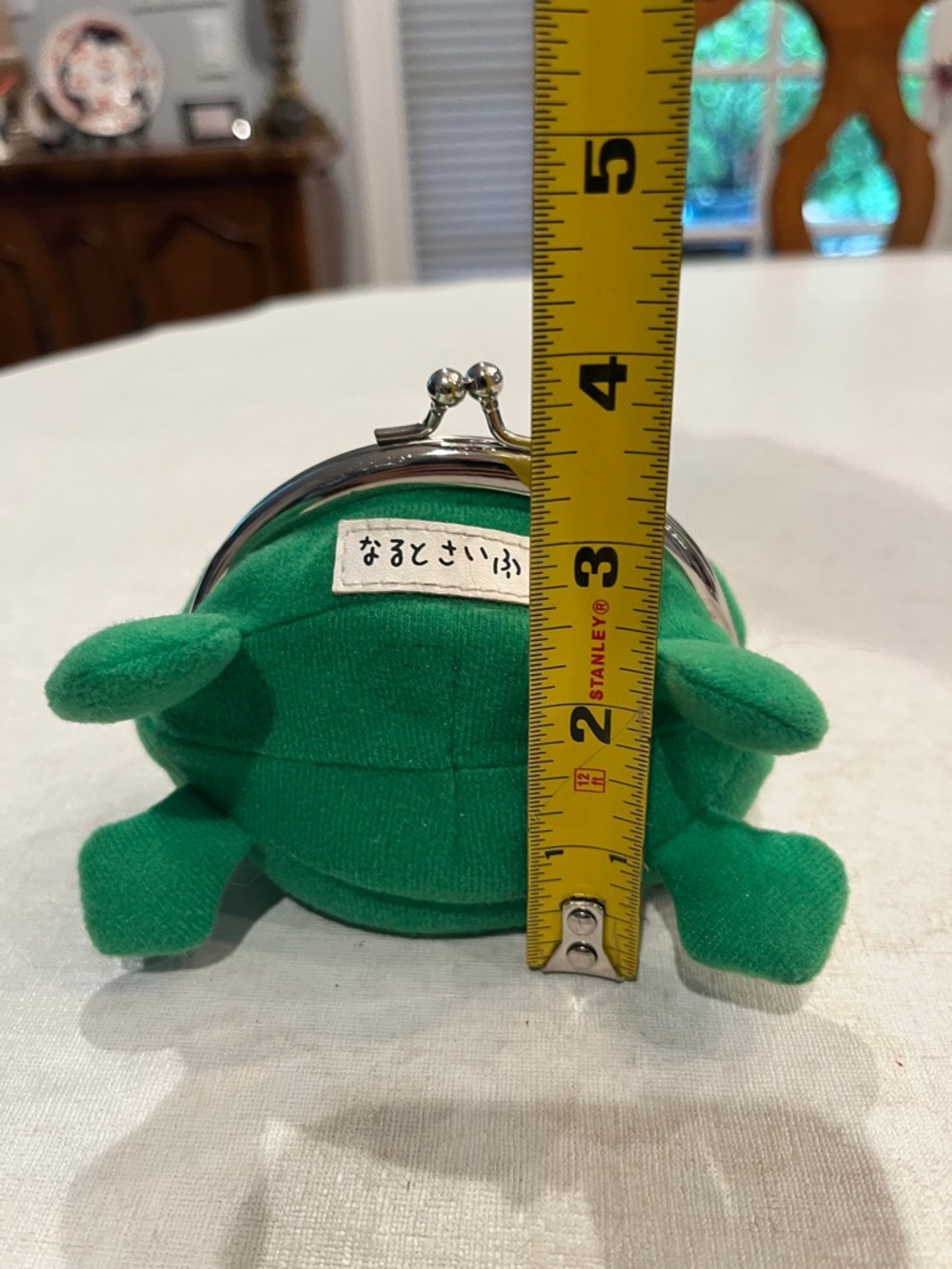 Sold Adorable Green Frog plush Coin Purse. So cute! - Picture 6 of 6